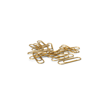 Gold Paper Clip Stack PNG & PSD Images