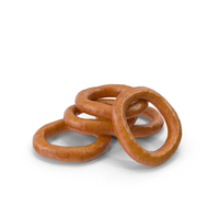 Small Pile of Mini Pretzel Rings PNG & PSD Images