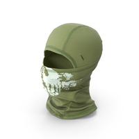 Balaclava Mask Green PNG & PSD Images