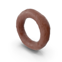 Chocolate Covered Mini Pretzel Ring PNG & PSD Images