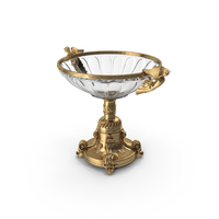 Golden Baroque Vase PNG & PSD Images