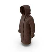 Womens Down Jacket Brown PNG & PSD Images