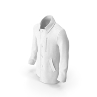 Mens Coat White PNG & PSD Images