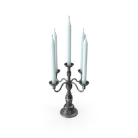 Candle Stand Black metal PNG & PSD Images