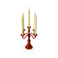Candle Stand Red PNG & PSD Images