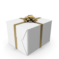 White Gift Box PNG & PSD Images