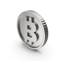 Bitcoin Silver PNG & PSD Images