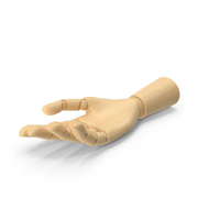 Wooden Hand Open PNG & PSD Images