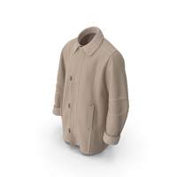 Men's Coat Beige PNG & PSD Images