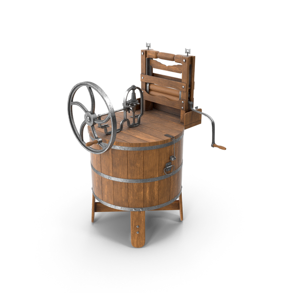 Antique Washing Machine PNG & PSD Images