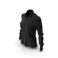 Women's Shirt Black PNG & PSD Images