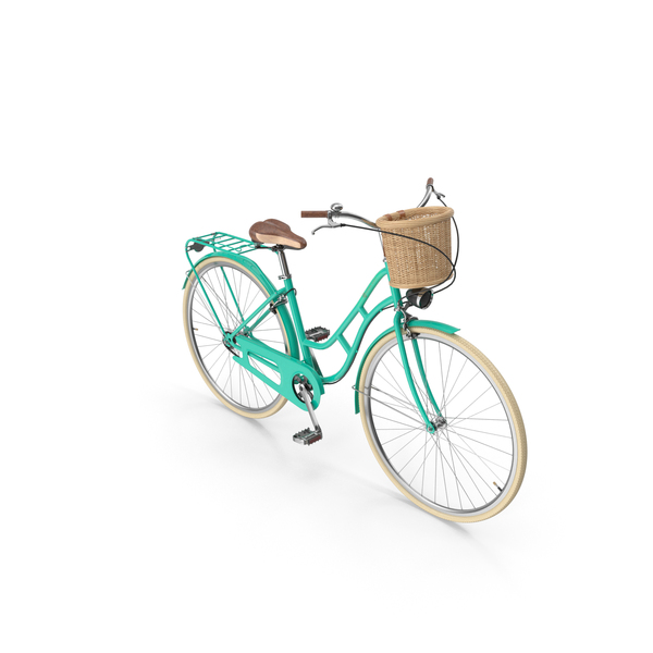 Woman's Bicycle PNG & PSD Images