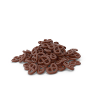 Pile of Chocolate Covered Pretzels PNG & PSD Images