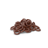 Pile Of Chocolate Covered Rings PNG & PSD Images