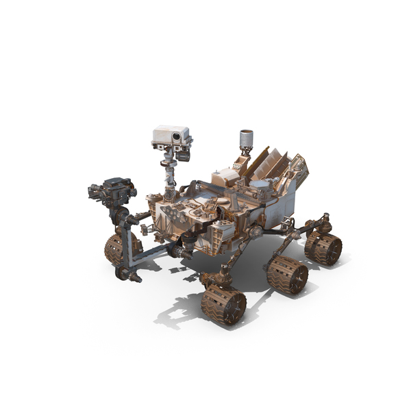 Curiosity Mars Rover Dusty PNG & PSD Images