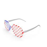 American Flag Shutter Sunglasses PNG & PSD Images