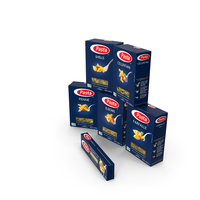 Dry Pasta Boxes Set PNG & PSD Images