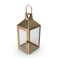 Lantern Empty Gold PNG & PSD Images