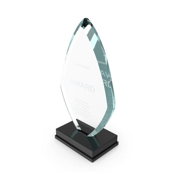 Flame Glass Award Trophy PNG & PSD Images