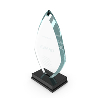 Flame Glass Award Trophy PNG & PSD Images