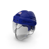 Hockey Helmet Blue PNG & PSD Images