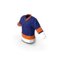 Hockey Jersey Blue PNG & PSD Images