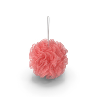 Mesh Bath Sponge with Hang Rope PNG & PSD Images
