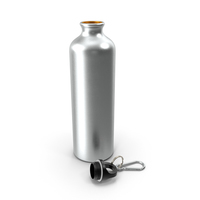 Opened Bicycle Aluminum Water Bottle PNG & PSD Images