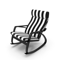 Rocking Chair Black and White PNG & PSD Images
