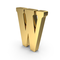 W Letter PNG & PSD Images
