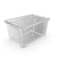 Small Transparent Plastic Container with Lid PNG & PSD Images