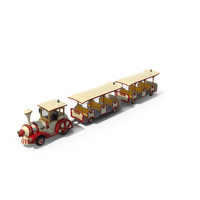 Trackless Touristic Train PNG & PSD Images