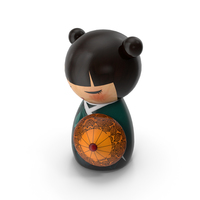 Mini Doll Geisha PNG & PSD Images
