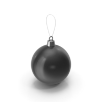 Christmas Tree Toy Black PNG & PSD Images