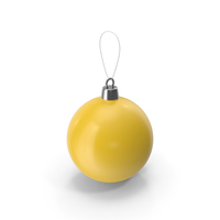 Christmas Tree Toy Yellow PNG & PSD Images