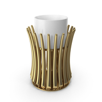 Art deco IPE Planters Set PNG & PSD Images