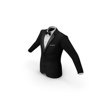 Tuxedo Black Jacket PNG & PSD Images
