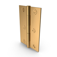 Hinge Golden With Screwhead PNG & PSD Images