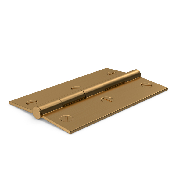 Hinge Golden With Screw Head PNG & PSD Images