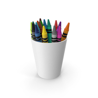Crayons in Cup PNG & PSD Images