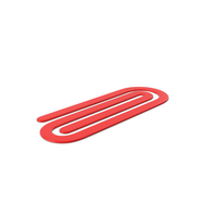 Plastic Paper Clip Red PNG & PSD Images