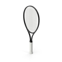 Tennis Racket Black PNG & PSD Images