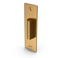 Door Lock Latch Golden With Screwhead PNG & PSD Images