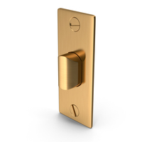 Door Lock Latch Golden With Screwhead PNG & PSD Images