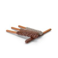 Pile of Chocolate Dipped Pretzel Rods PNG & PSD Images