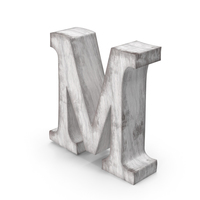 Wooden Decorative Letter M PNG & PSD Images