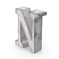 Wooden Decorative Letter N PNG & PSD Images