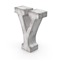 Wooden Decorative Letter Y PNG & PSD Images