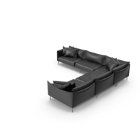 Black Sofa PNG & PSD Images