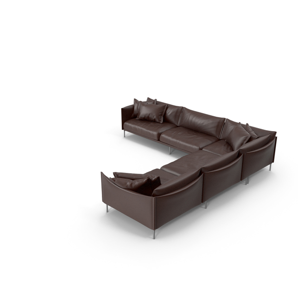Dark Brown Sofa PNG & PSD Images